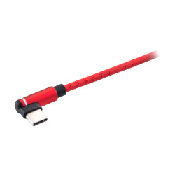 MF Product 0063 2.4A Type-C Hızlı Şarj Kablosu 1 m Kırmızı - 3