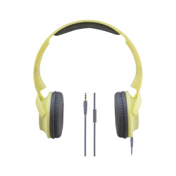 MF Product Acoustic 0107 Mikrofonlu Kablolu Kulaküstü Kulaklık Sarı - 2