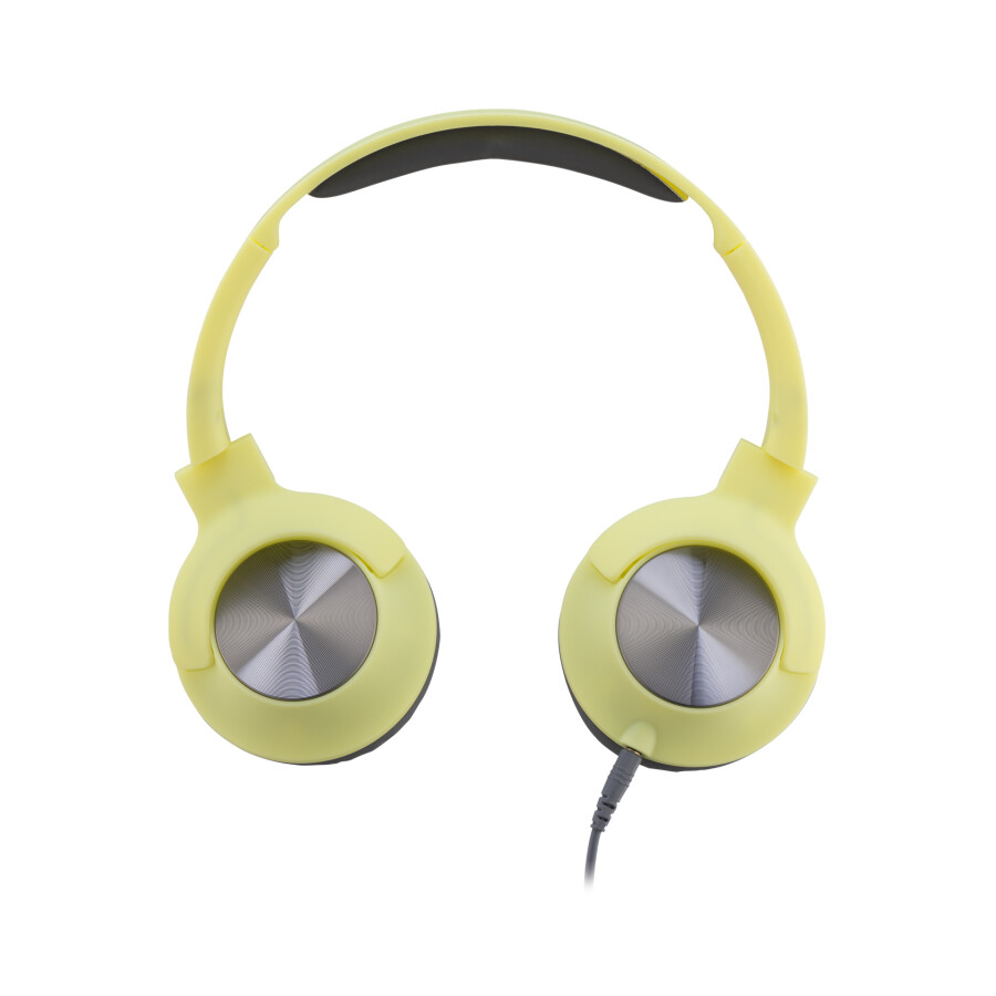 MF Product Acoustic 0107 Mikrofonlu Kablolu Kulaküstü Kulaklık Sarı - 3