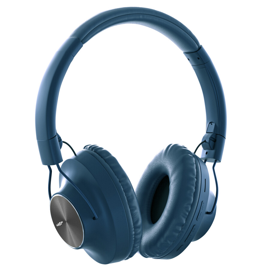 MF Product Acoustic 0129 Mikrofonlu Kulak Üstü Kablosuz Bluetooth Kulaklık Açık Mavi - 1