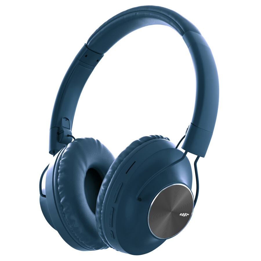 MF Product Acoustic 0129 Mikrofonlu Kulak Üstü Kablosuz Bluetooth Kulaklık Açık Mavi - 2