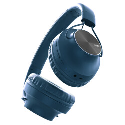 MF Product Acoustic 0129 Mikrofonlu Kulak Üstü Kablosuz Bluetooth Kulaklık Açık Mavi - 3