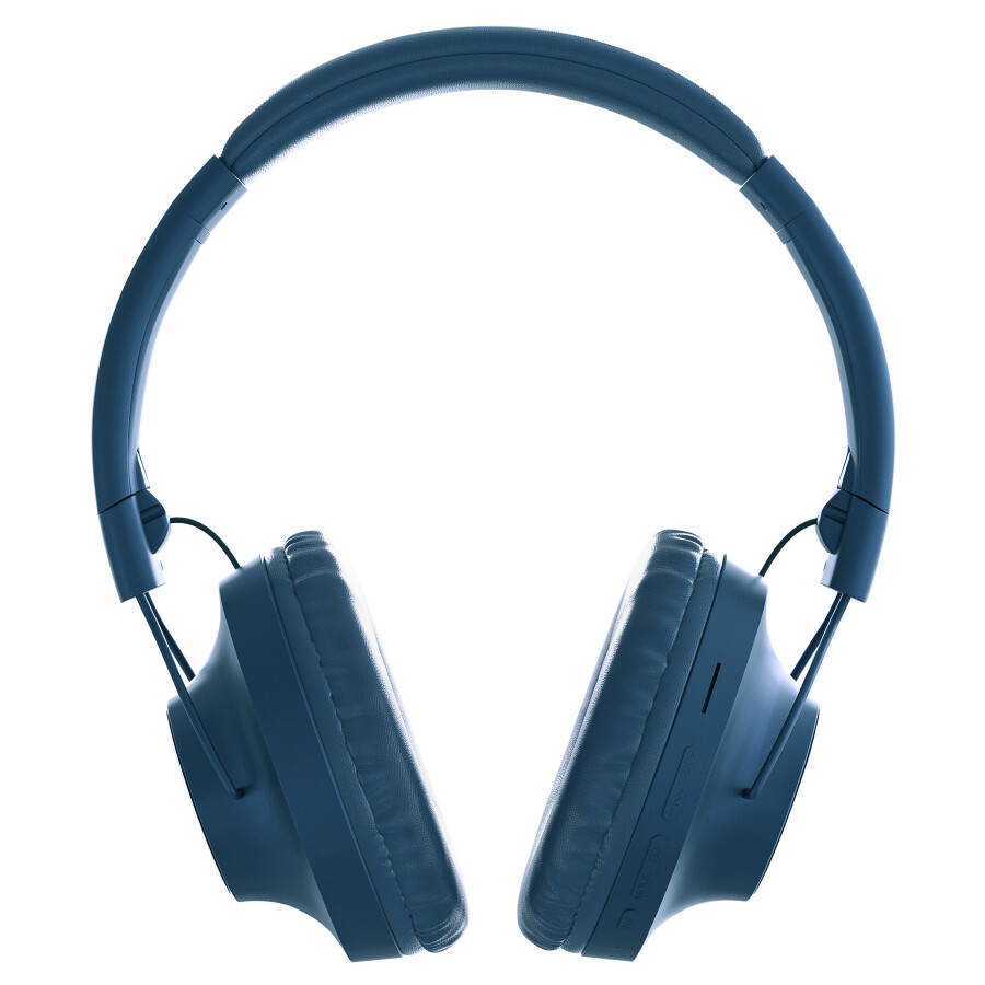MF Product Acoustic 0129 Mikrofonlu Kulak Üstü Kablosuz Bluetooth Kulaklık Açık Mavi - 5