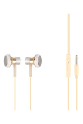 MF Product Acoustic 0153 Mikrofonlu Kablolu Kulak İçi Kulaklık Gold	 - 1