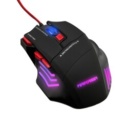 Polosmart PGM07 Gaming Mouse + Mouse Pad Kırmızı - 5